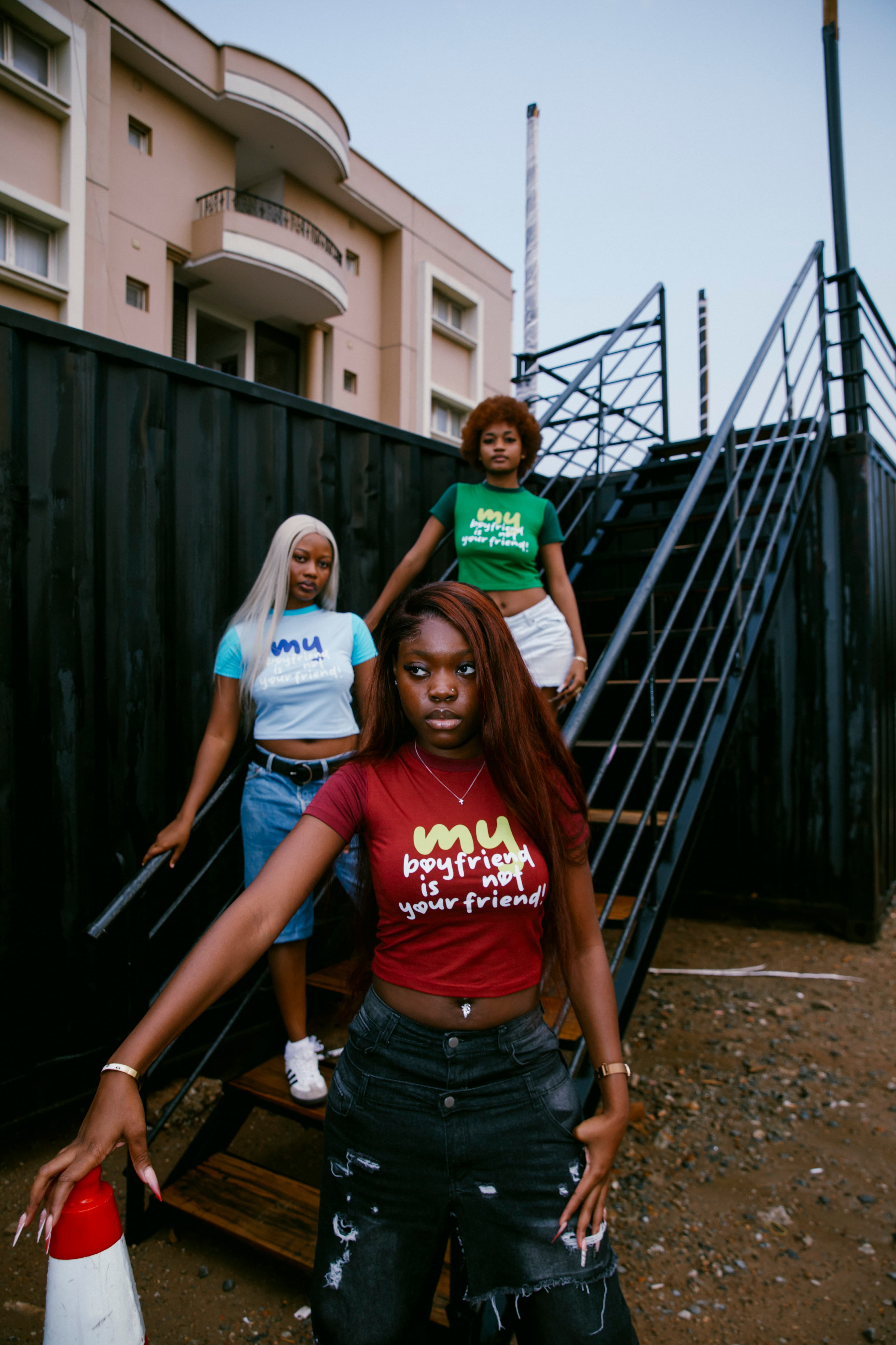 No Love Girlies Crop Tee